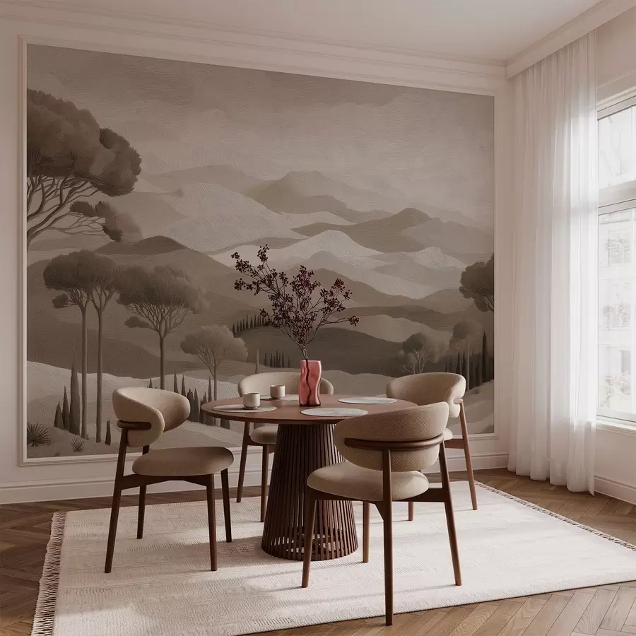 wall murals Пејзаж у стилу уљаних боја w05258v1