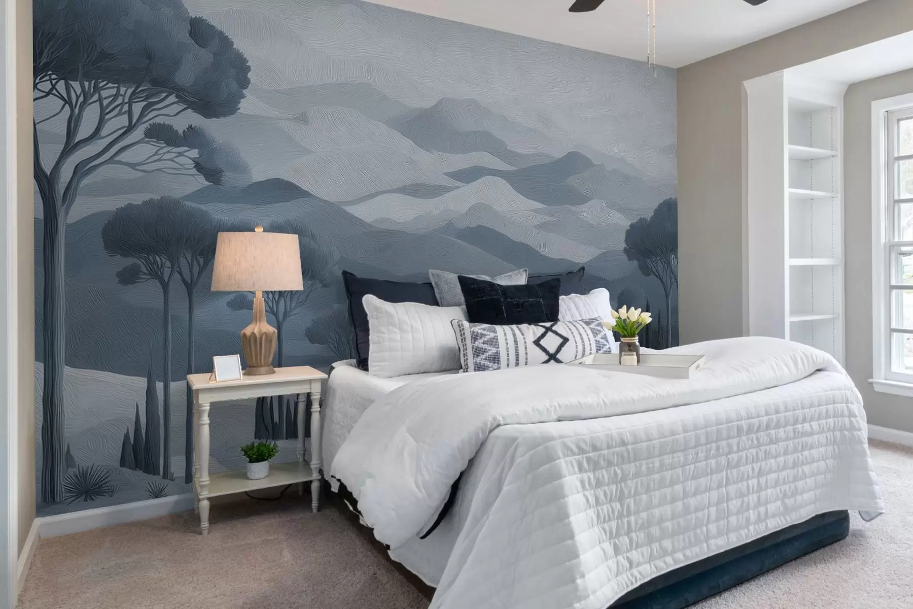 wall murals Пејзаж у стилу уљаних боја w05258v2