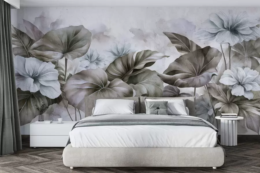 wall murals Лотос осликан гранџом w05282
