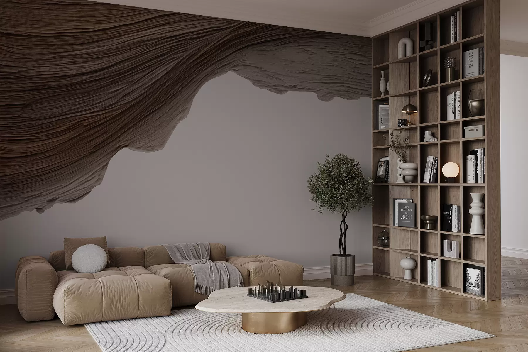 wall murals Дрвени рељеф w05273