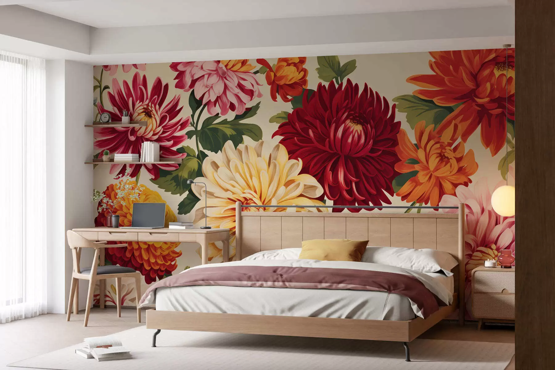 wall murals Далије у валцеру боја w05306