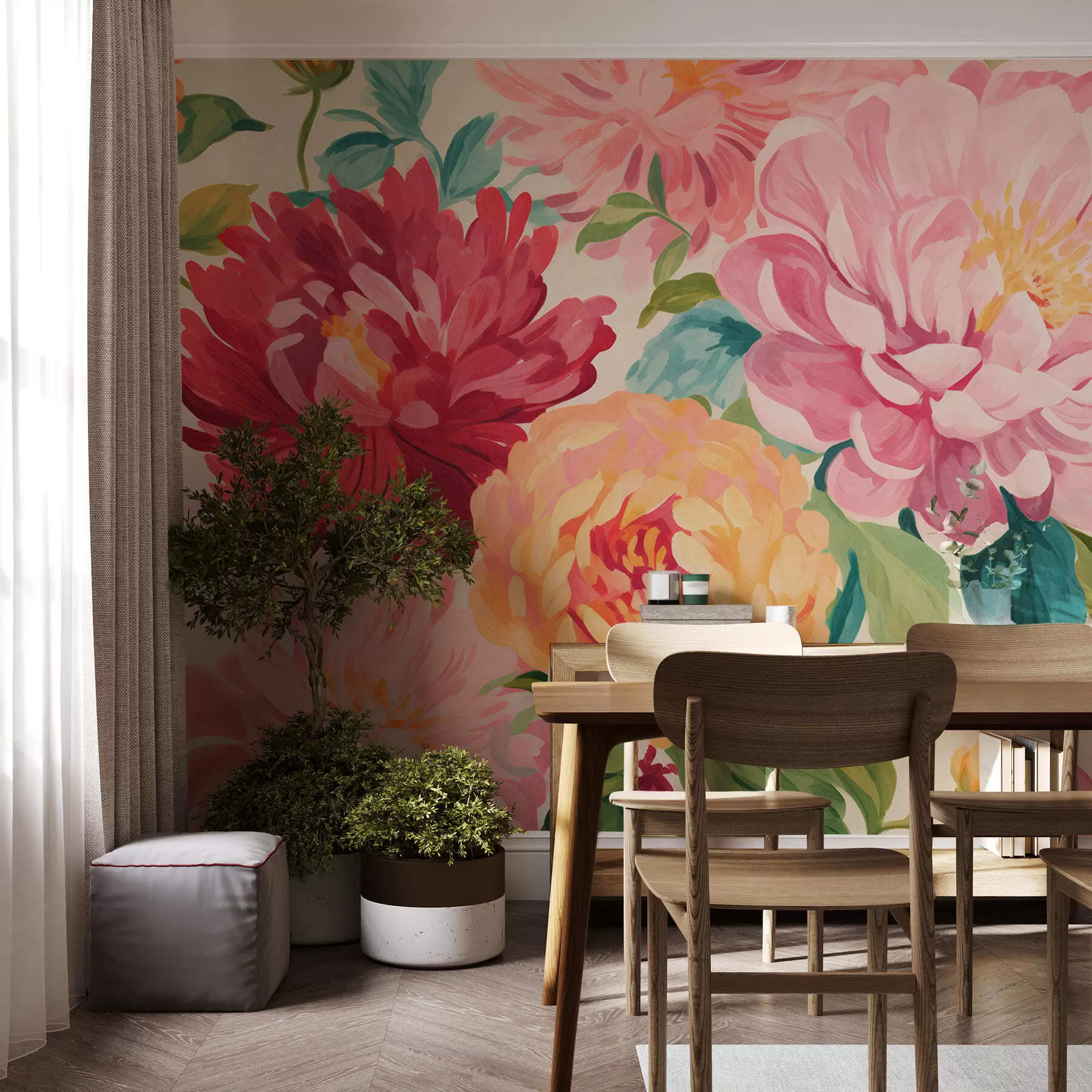 wall murals Башта божура w05313