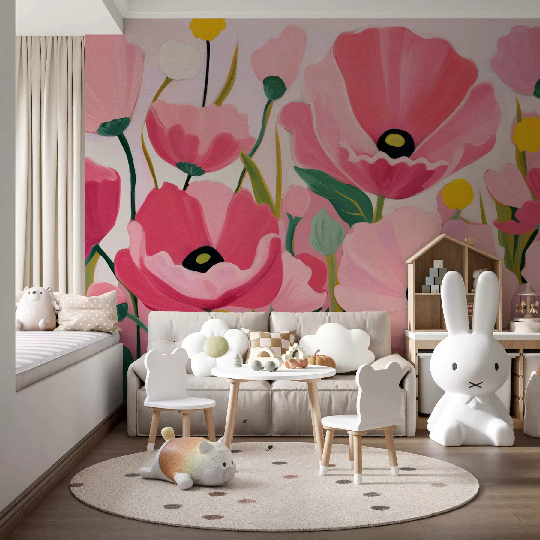 wall murals Сукулентни макови w05316