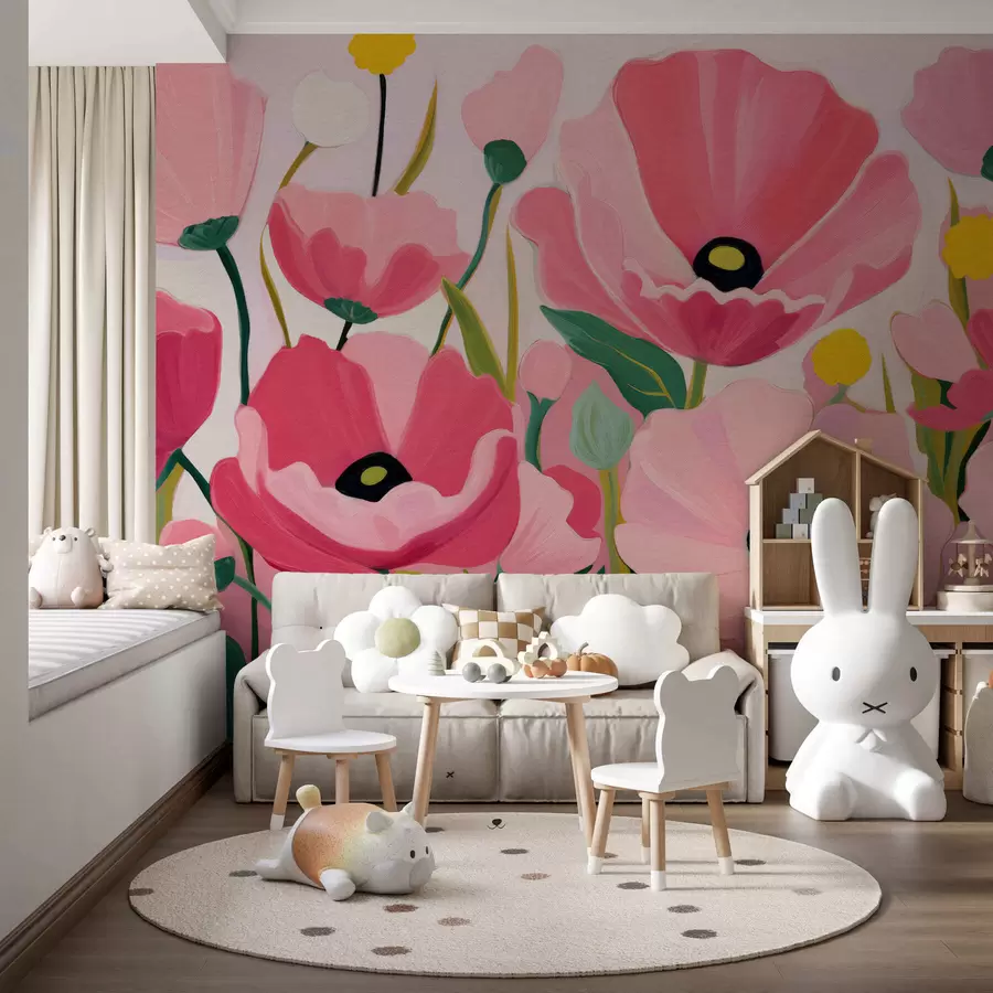 wall murals Сукулентни макови w05316