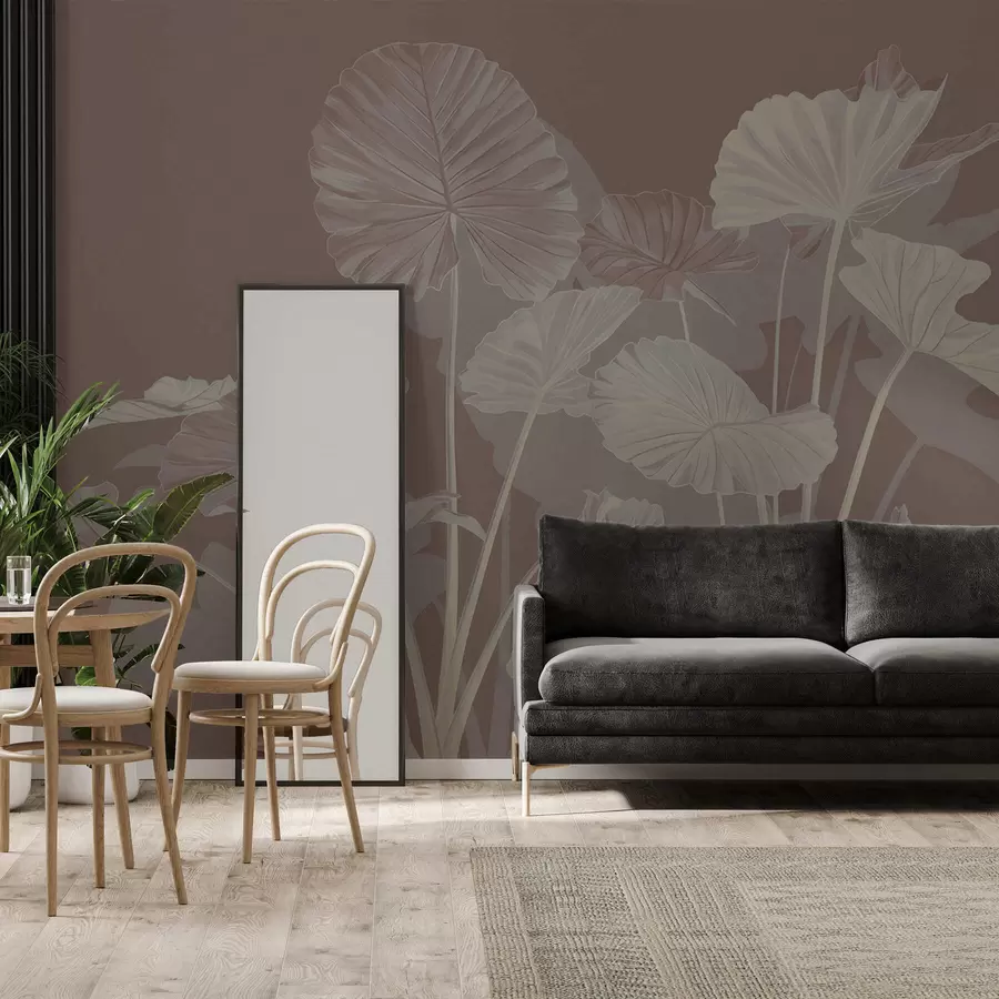 wall murals Башта осликаних лотоса w05364v2