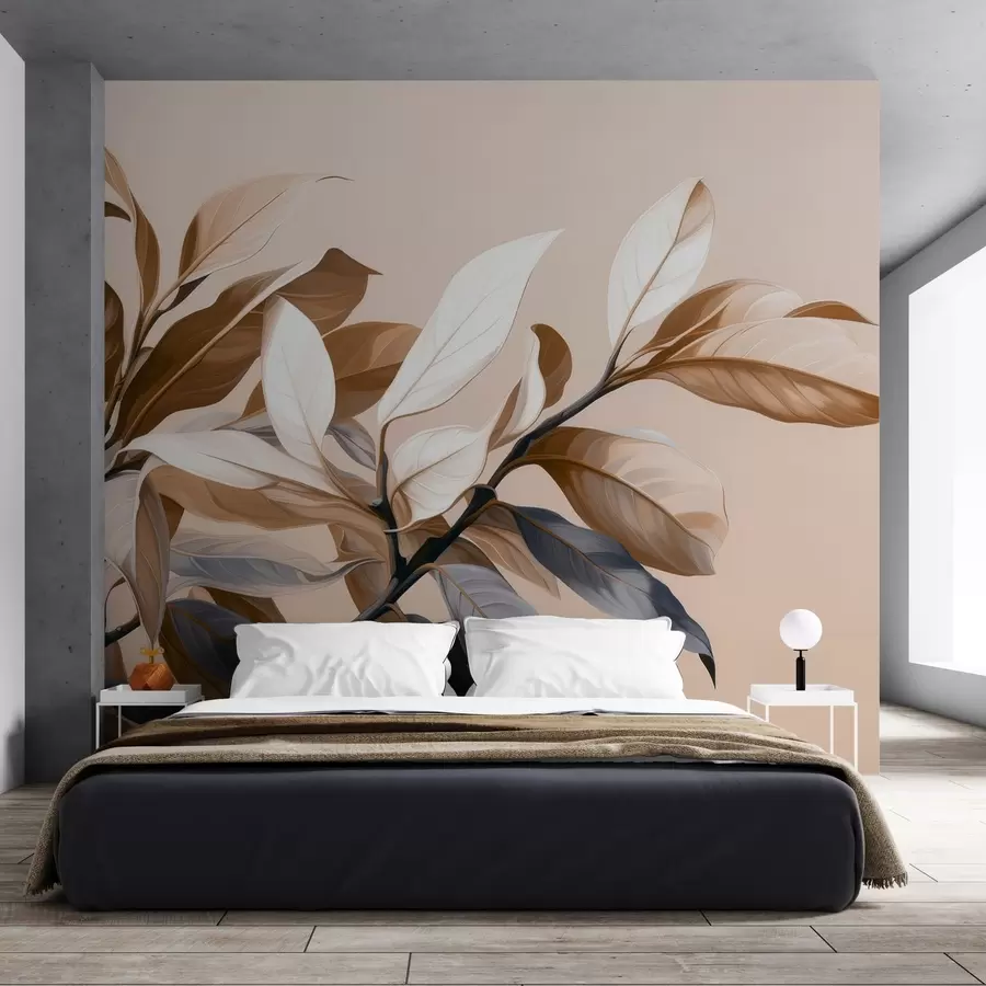 wall murals Елегантна грана фикуса w05315