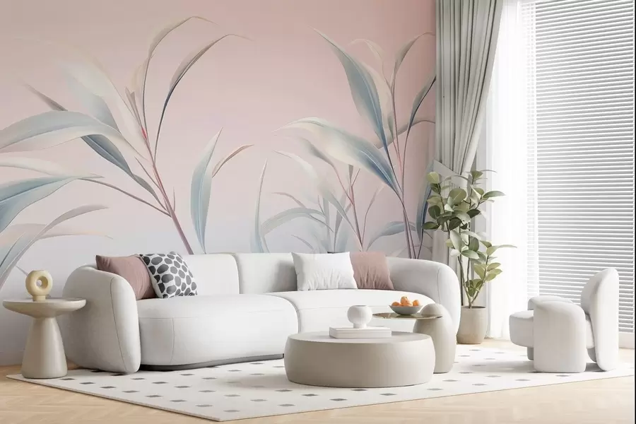 wall murals Краљевска елеганција лишћа w05361