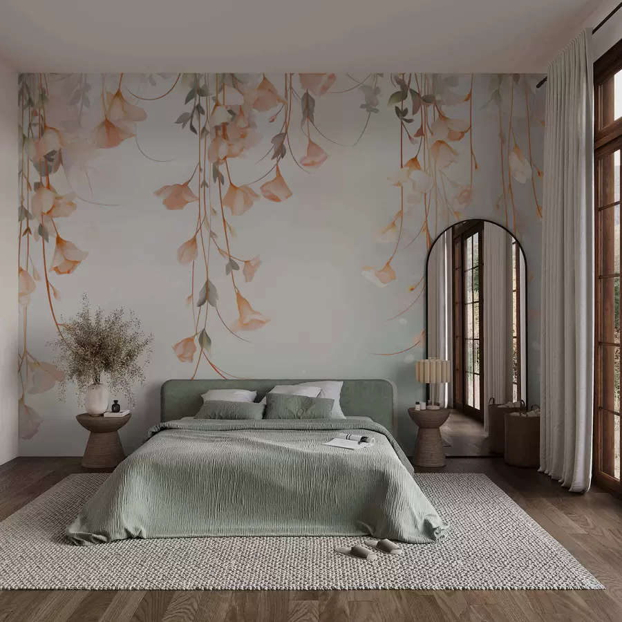 wall murals Висеће цветне гране w05344