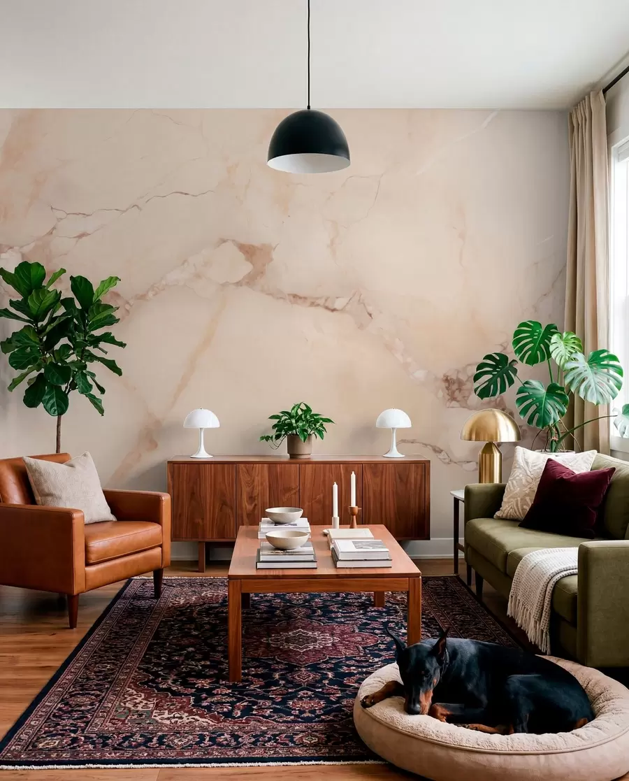 wall murals Мермерни ефекат w05348