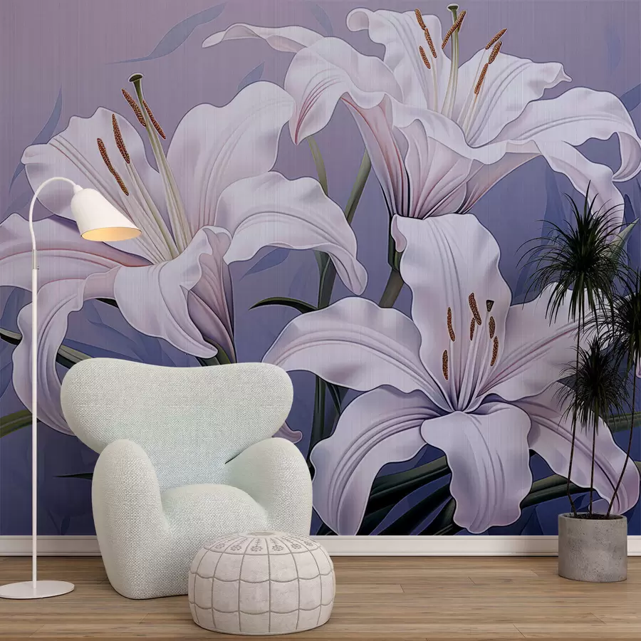 wall murals Цветање љиљана w05331