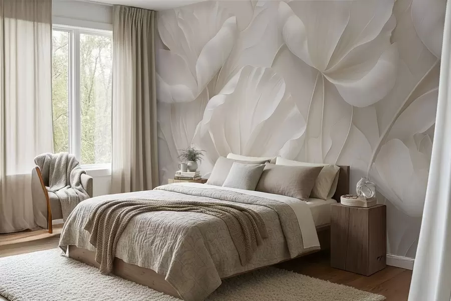 wall murals Вајано светло цвеће са меким латицама w05355