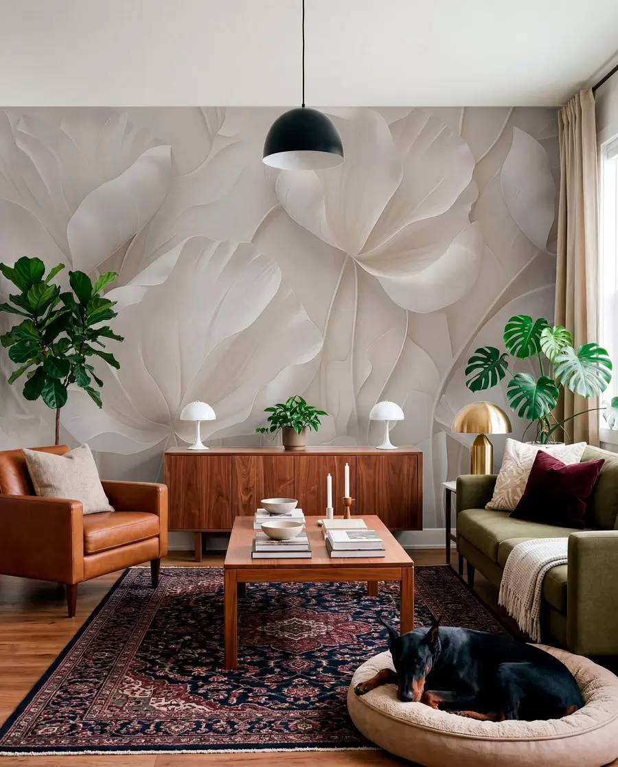 wall murals Вајано светло цвеће са меким латицама w05355
