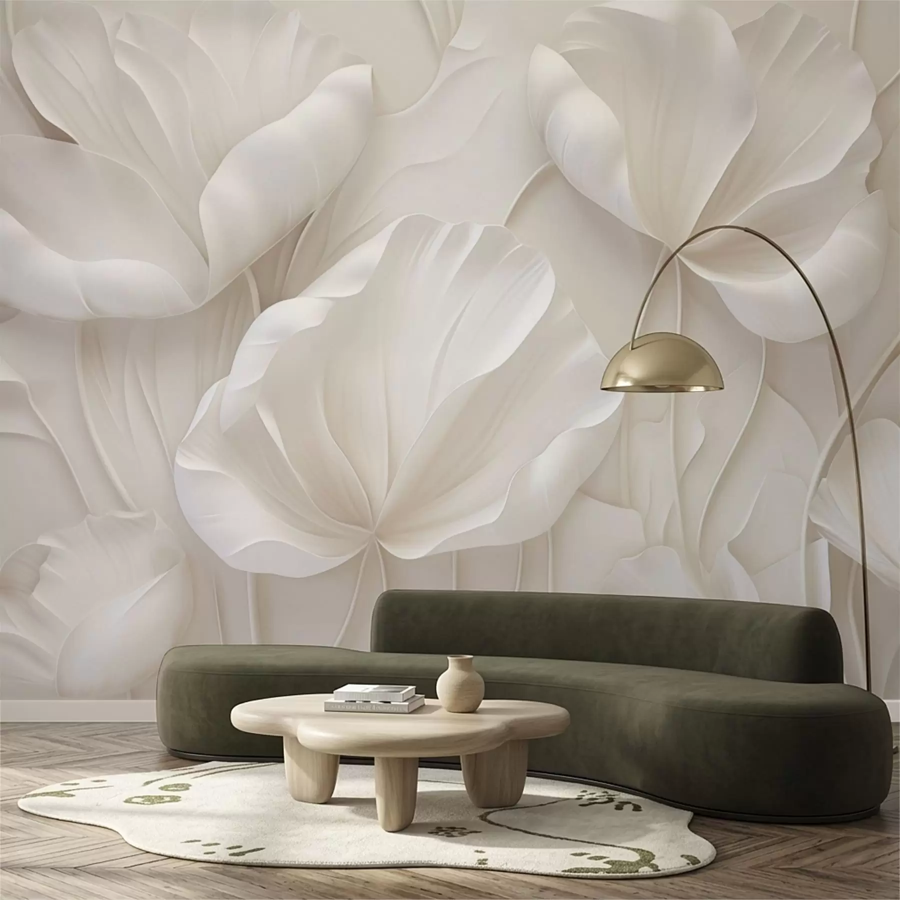 wall murals Вајано светло цвеће са меким латицама w05355