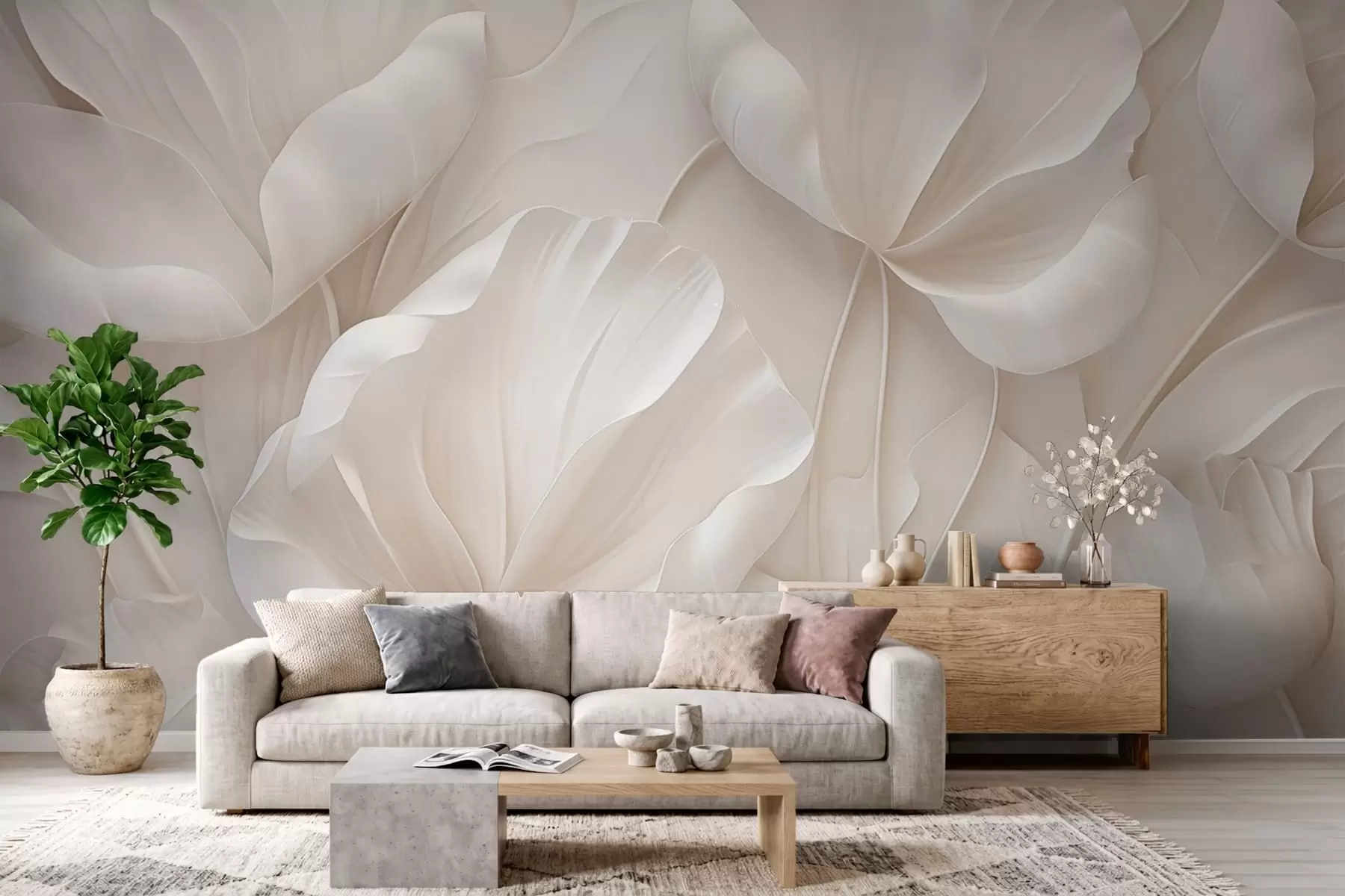 wall murals Вајано светло цвеће са меким латицама w05355
