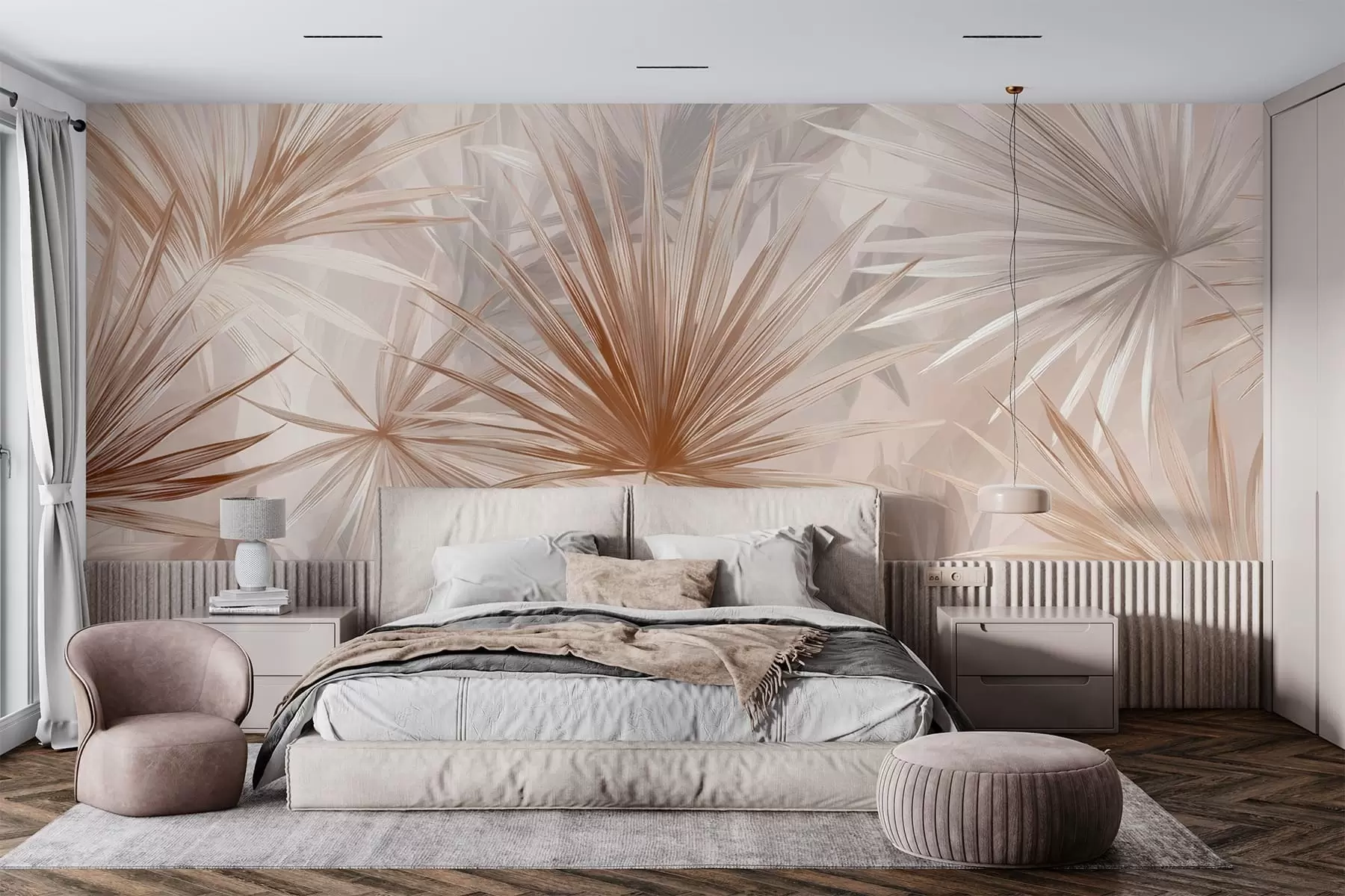 wall murals Брагеа, шиљати листови w05405