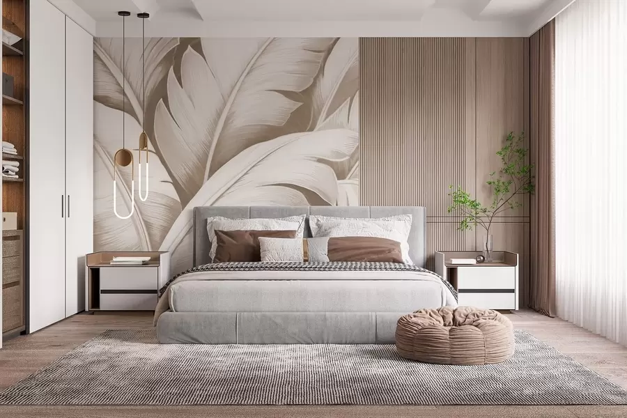 wall murals Велики листови банане w04991
