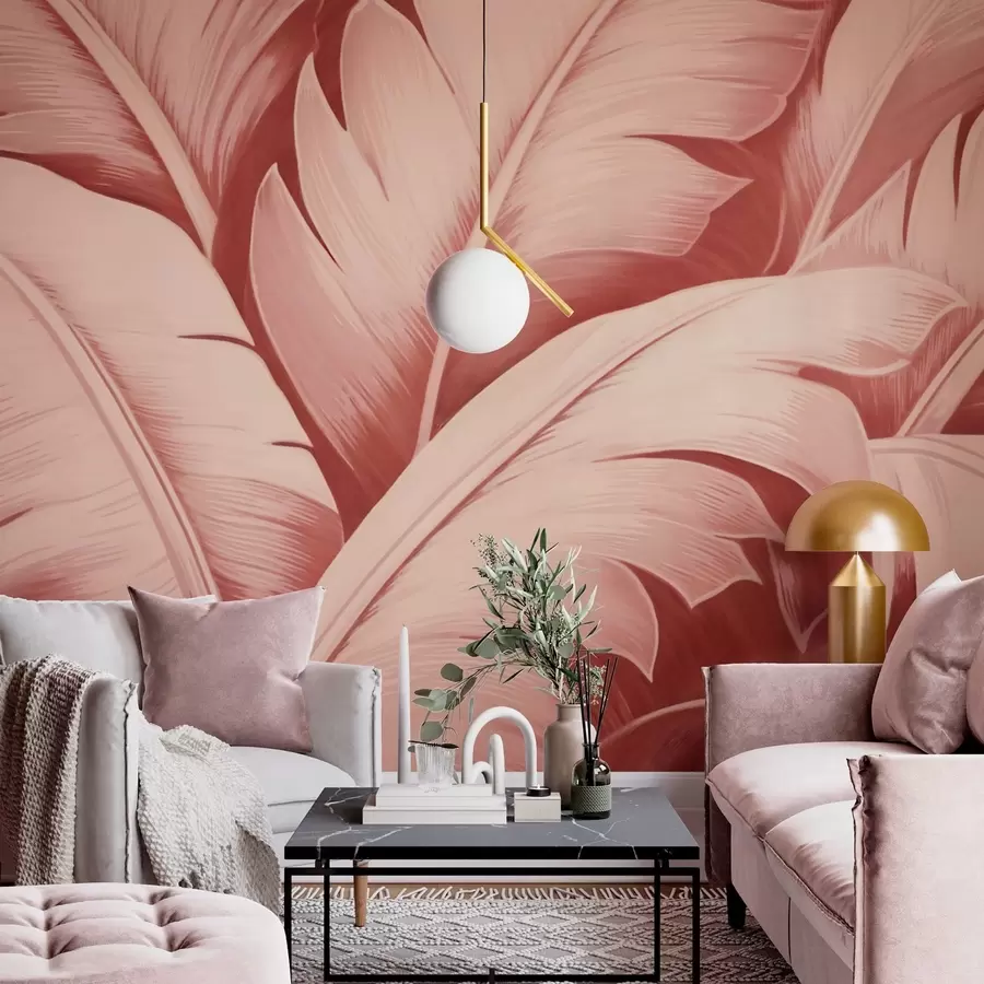 wall murals Велики листови банане w04991v1