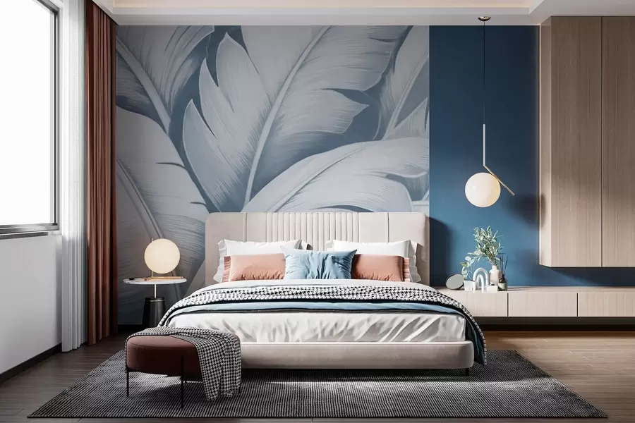 wall murals Велики листови банане w04991v2