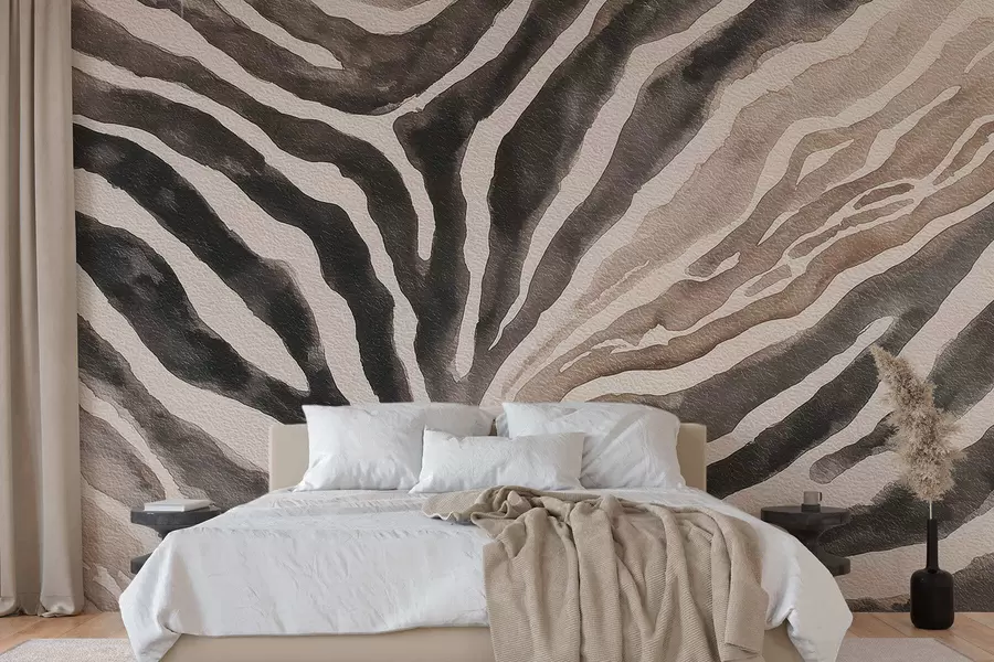 wall murals Мекана апстракција са природним текстурама у неутралним тоновима w09801