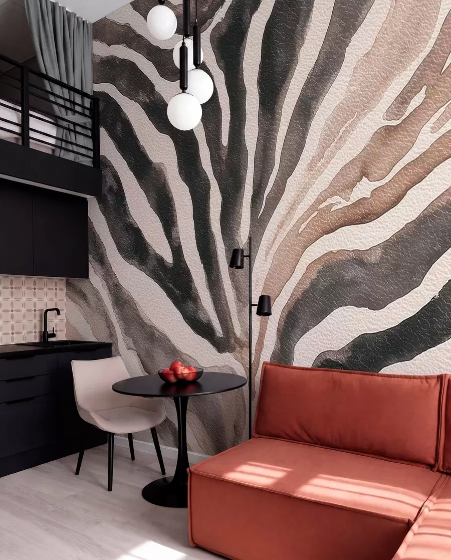 wall murals Мекана апстракција са природним текстурама у неутралним тоновима w09801