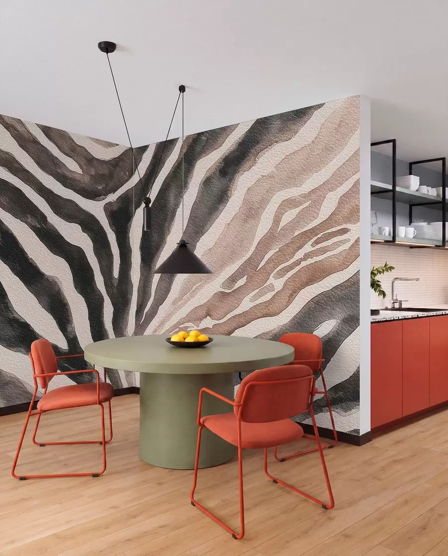 wall murals Мекана апстракција са природним текстурама у неутралним тоновима w09801