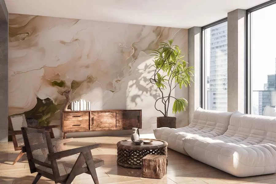 wall murals Рафинисано мермерно жилисање w05441v1
