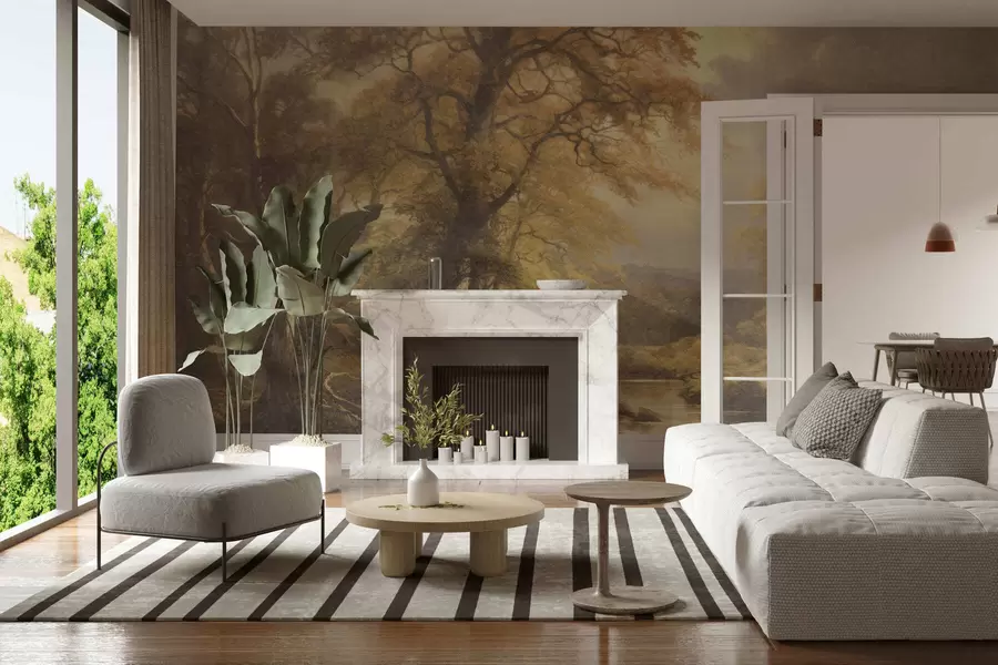 wall murals Винтажна шума w05447