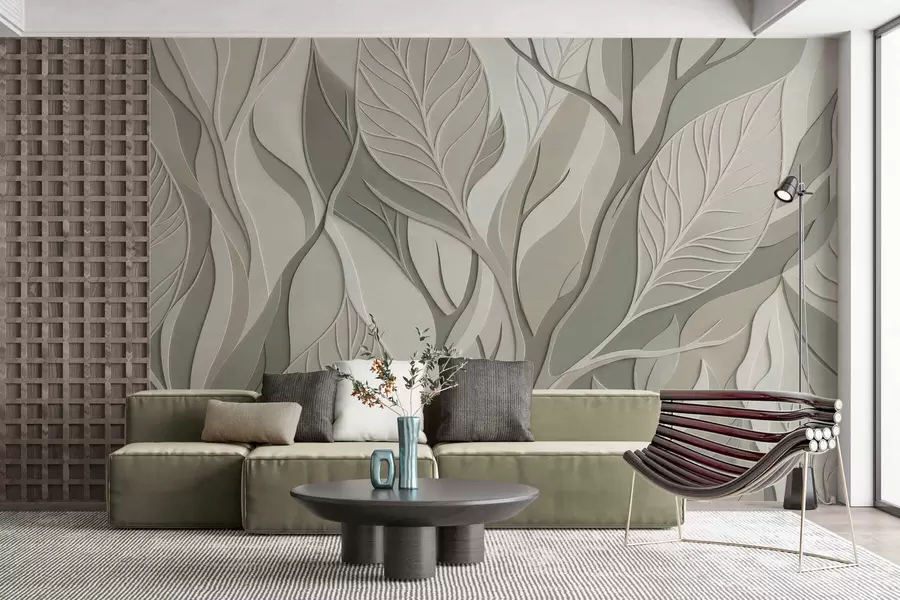 wall murals Листови који се пресецају w05448