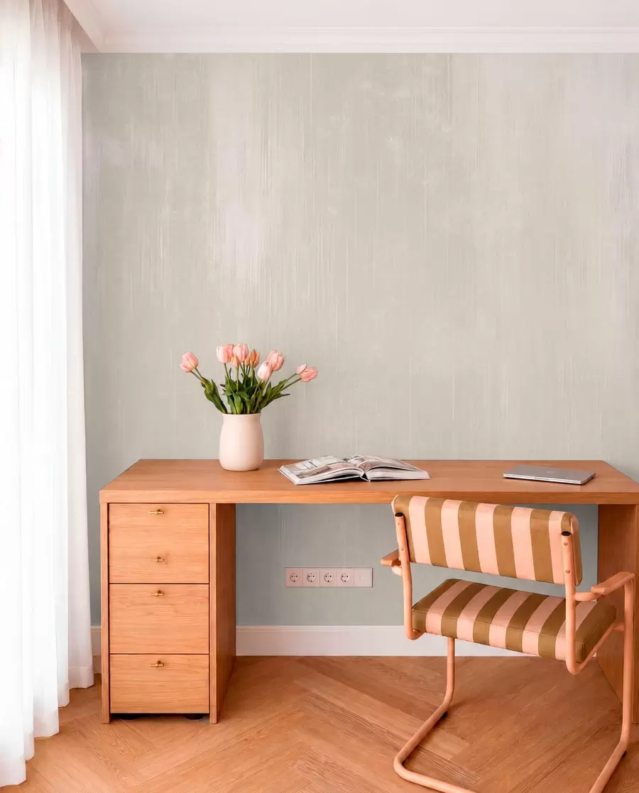 wall murals Светло беж позадина са суптилном вертикалном текстуром w05121
