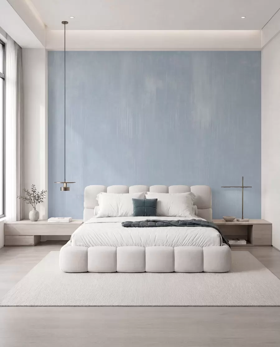 wall murals Светлоплава позадина са меком вертикалном текстуром w05121v1