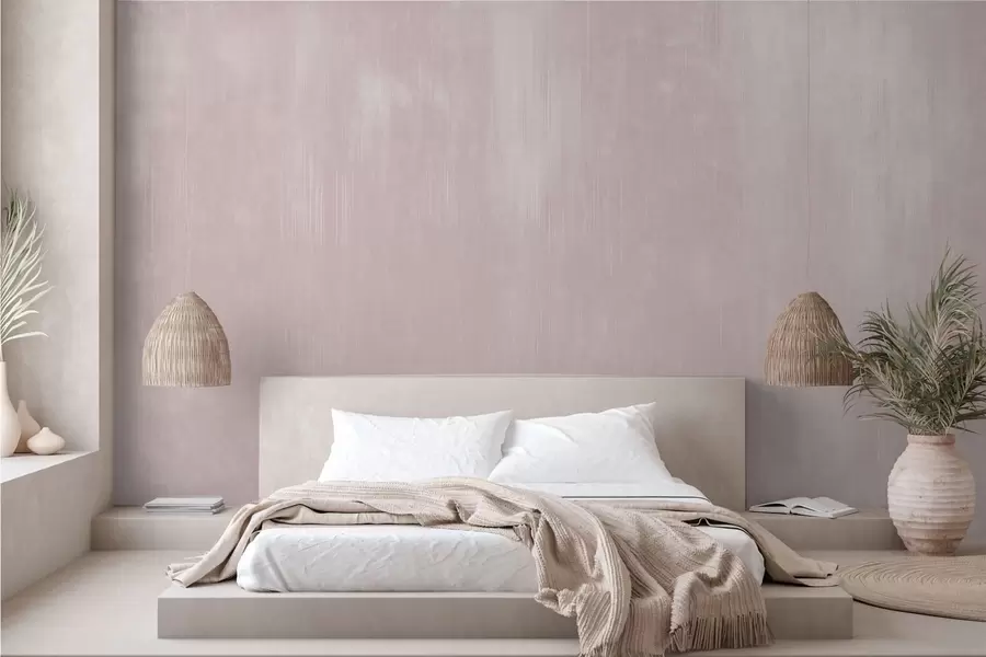 wall murals Мекана ружичаста позадина са деликатном вертикалном текстуром w05121v2