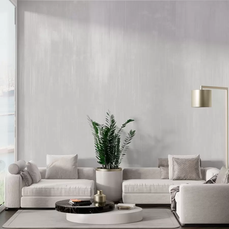 wall murals Светло сива позадина са равномерном вертикалном текстуром w05121v4
