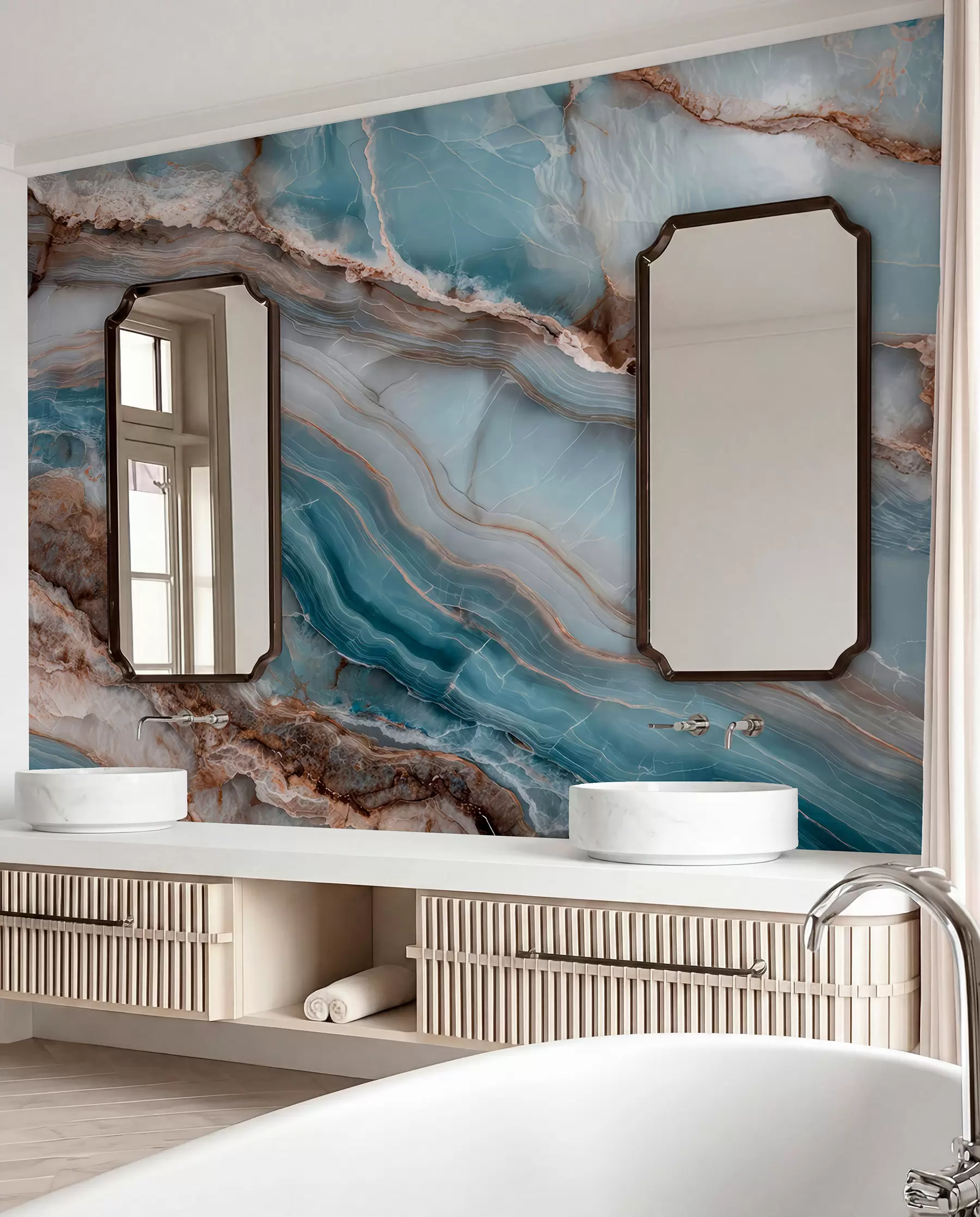 wall murals Мермерни таласи w05488