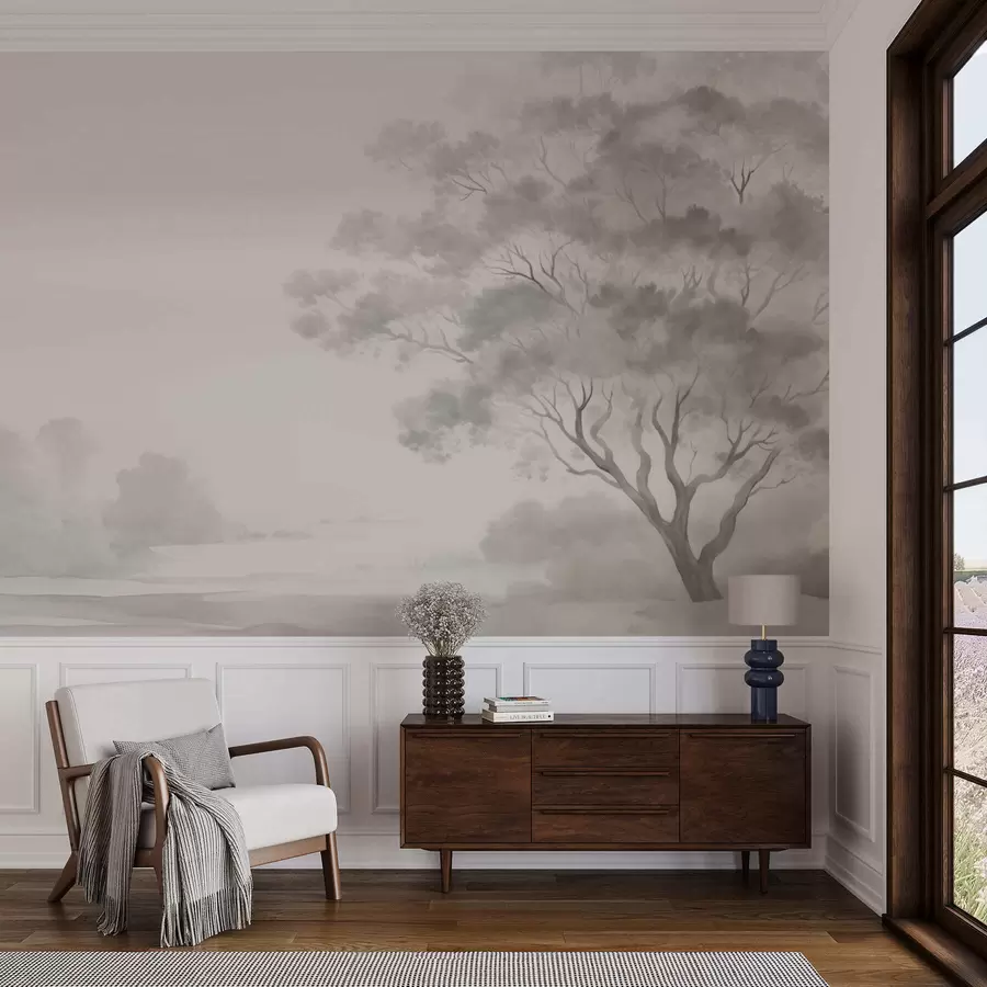 wall murals Дрво у измаглици w05477