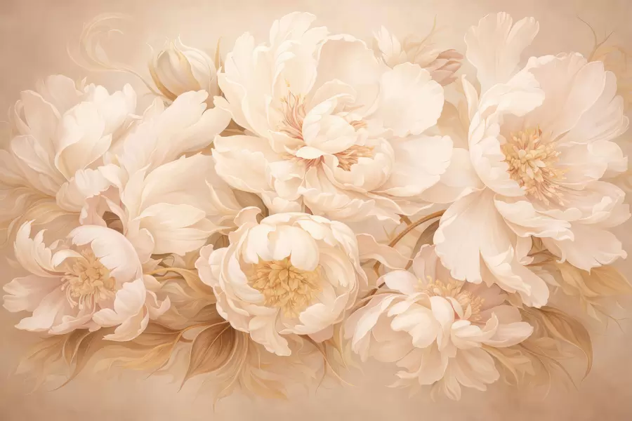 wall murals Луксузни божури w05497