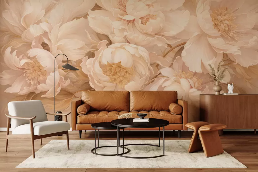 wall murals Луксузни божури w05497