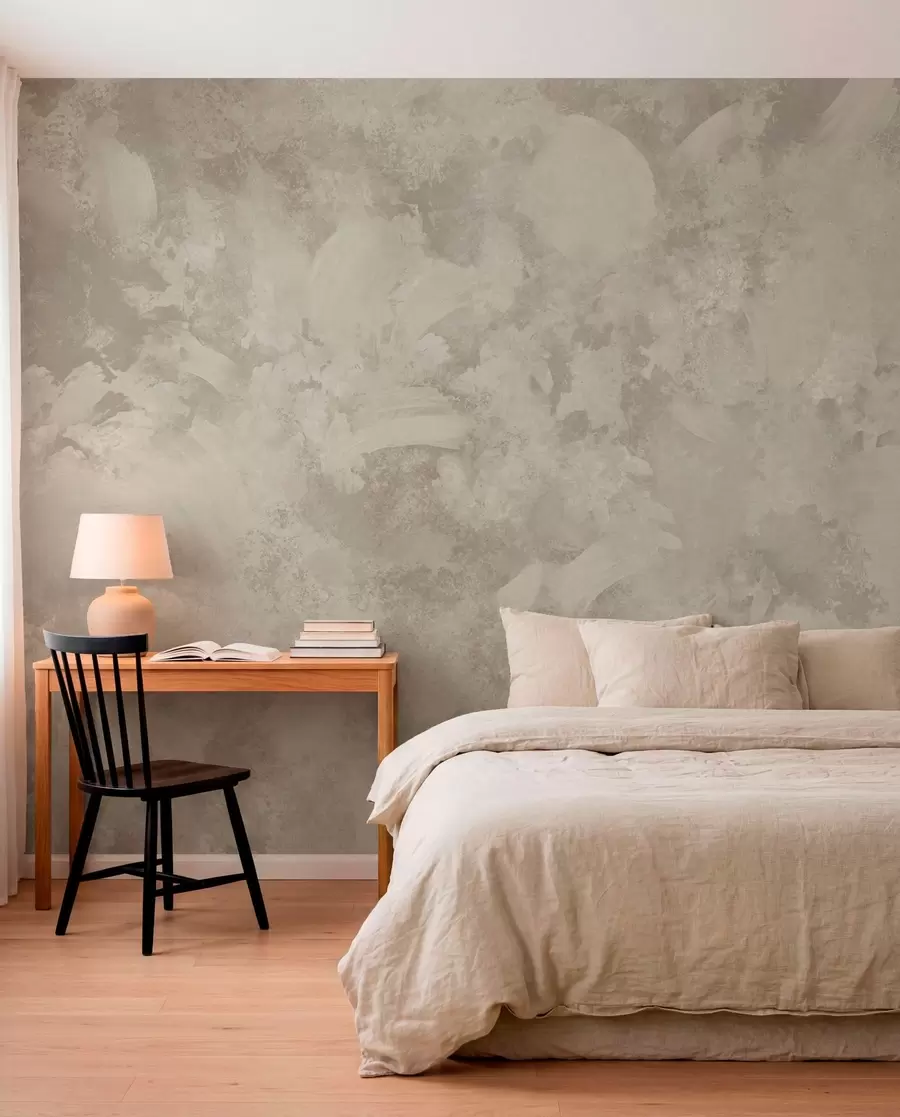 wall murals Минималистичка апстрактна текстура четкице у беж тоновима w05160