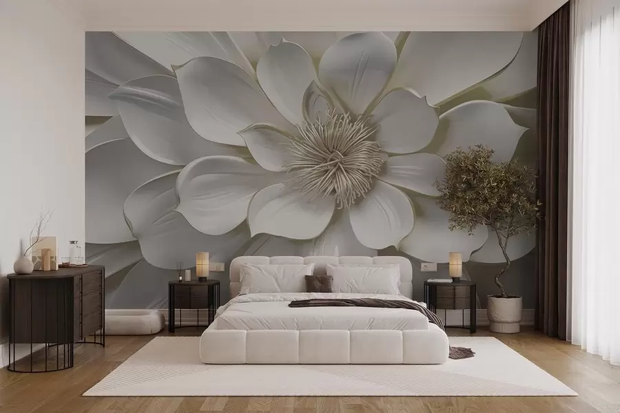 wall murals Цветна скулптура w09777