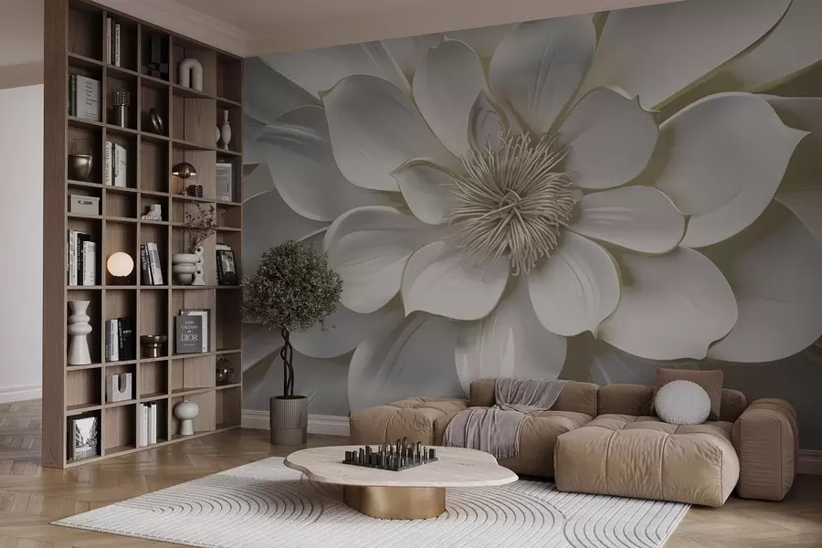 wall murals Цветна скулптура w09777