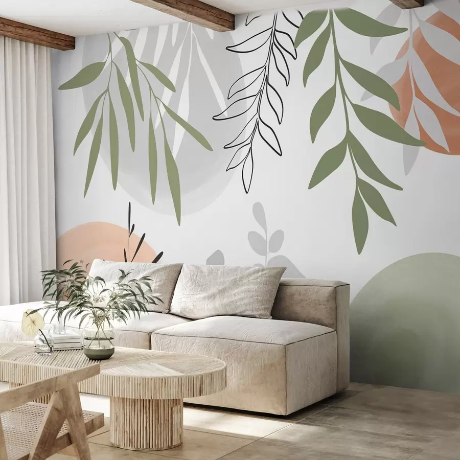 wall murals Апстрактна вегетација w05506