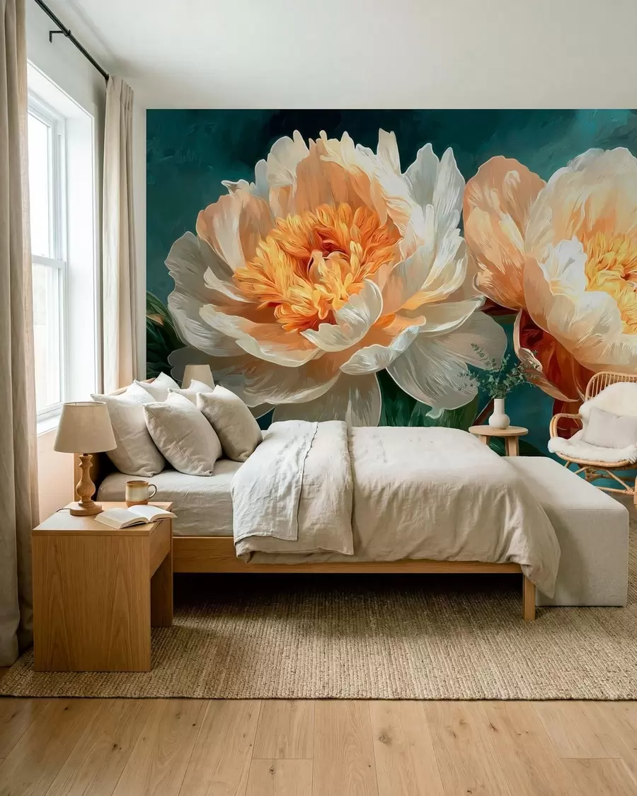 wall murals Пеониес w05338