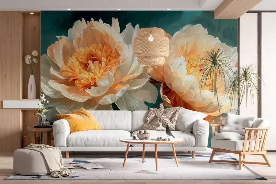 wall murals Пеониес w05338