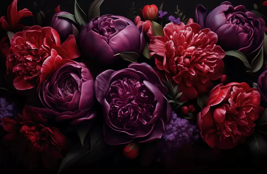 wall murals Пеониес w05513