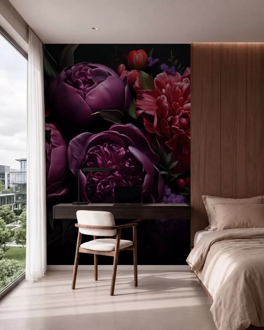 wall murals Пеониес w05513
