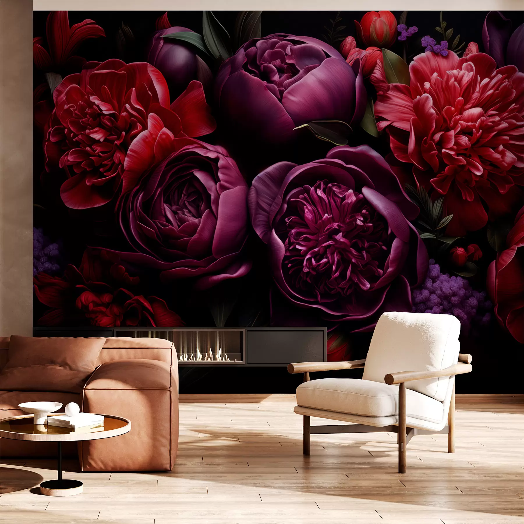 wall murals Пеониес w05513