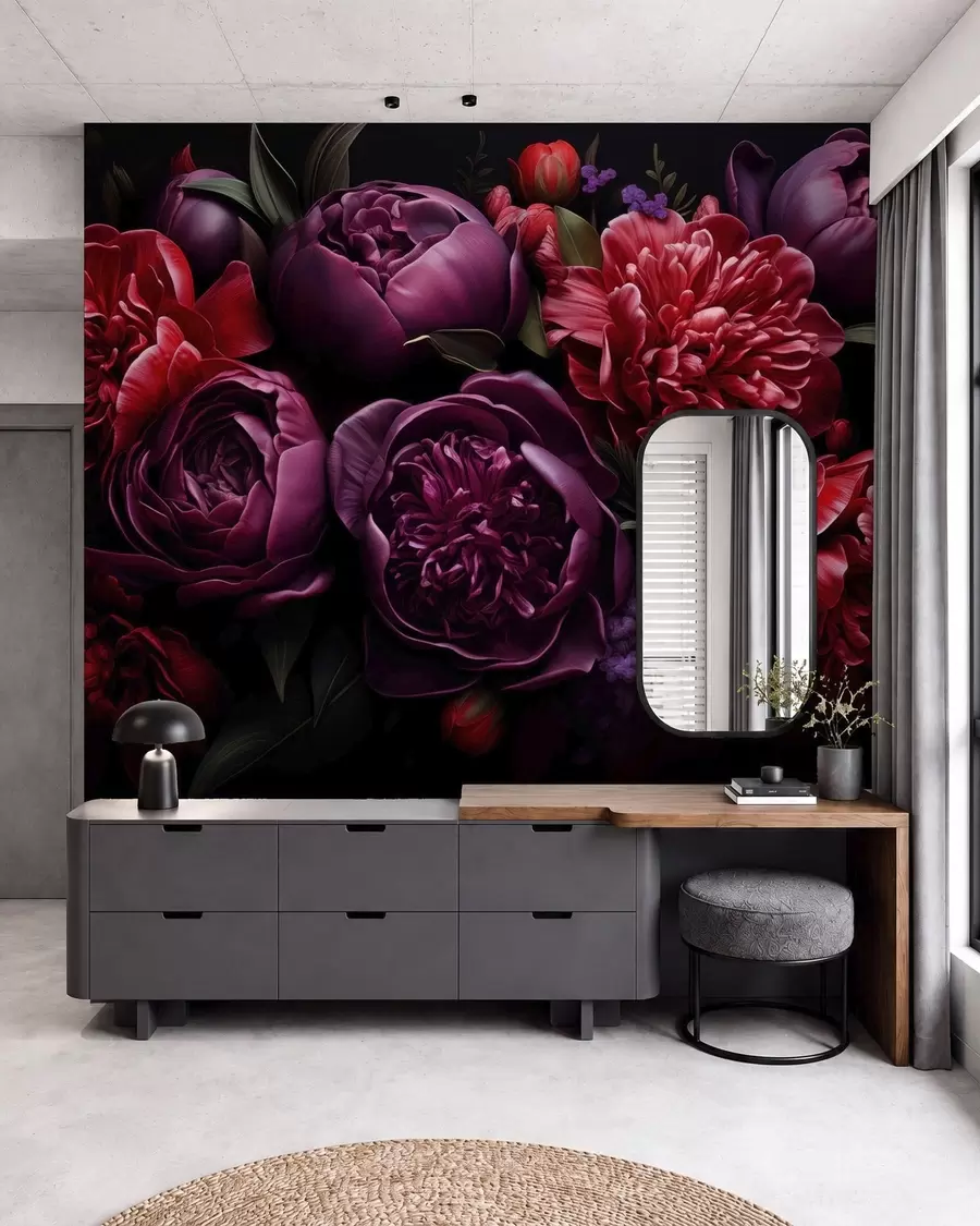 wall murals Пеониес w05513