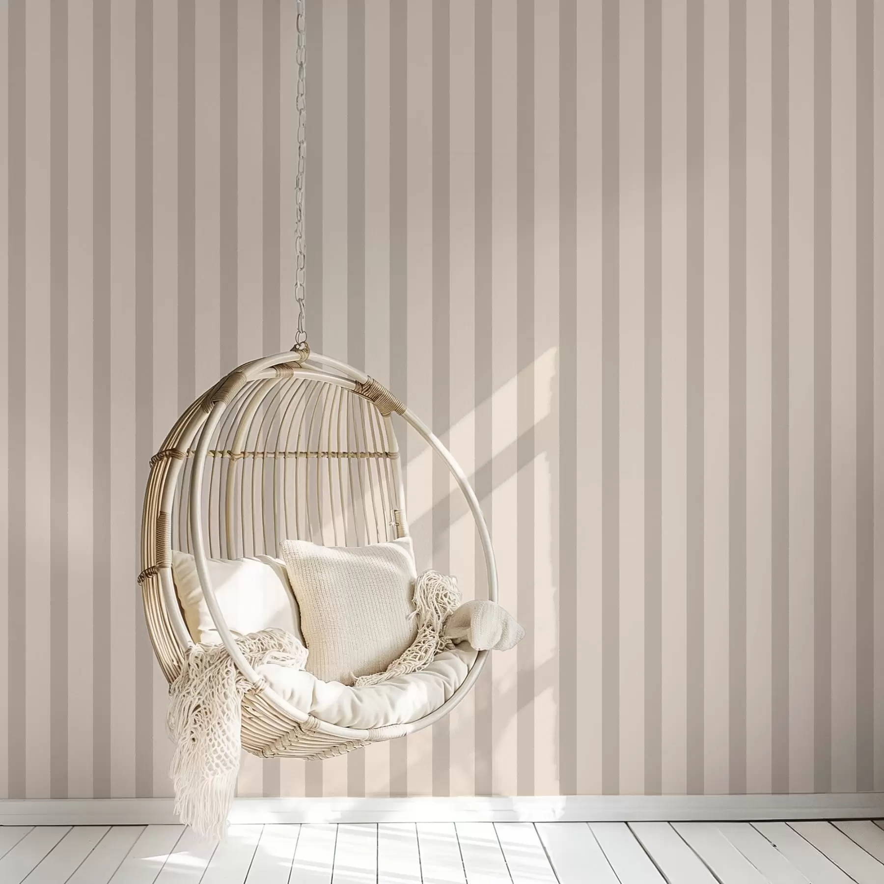 wall murals Светло беж вертикалне пруге a01180v5