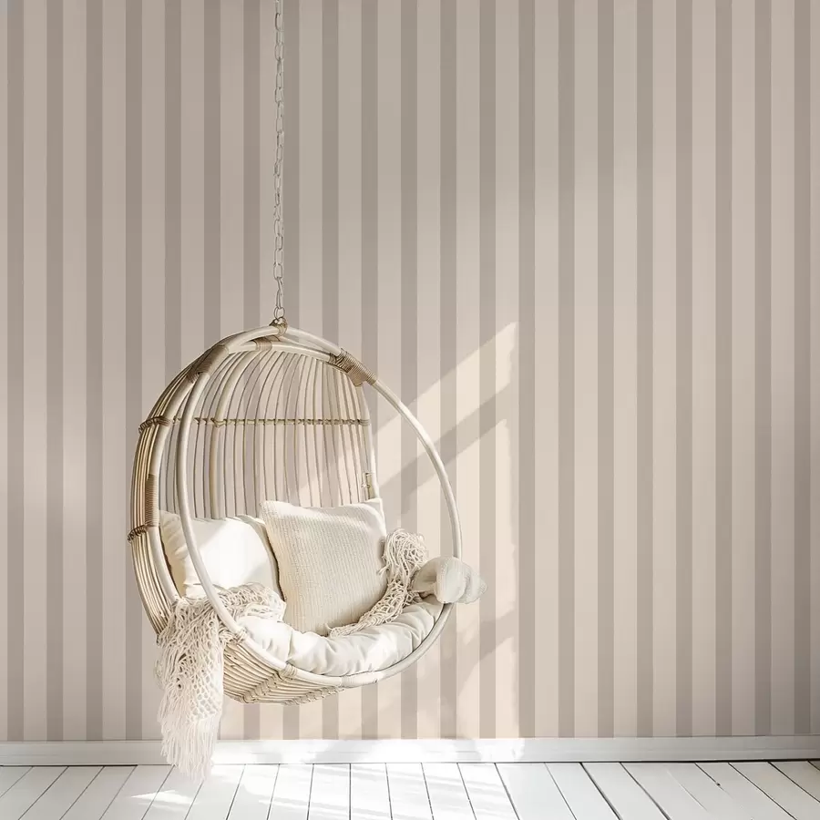 wall murals Светло беж вертикалне пруге a01180v5