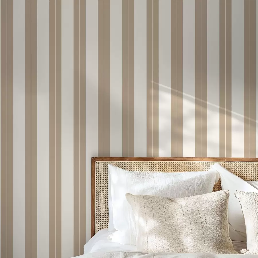 wall murals Беж вертикалне пруге у минималистичком стилу a01181v4