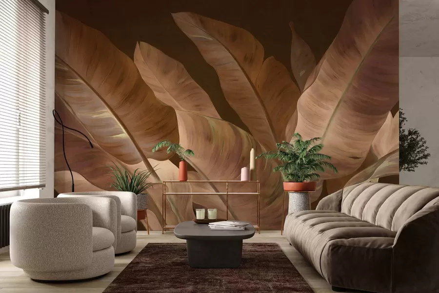 wall murals Велики листови банане w05499v2